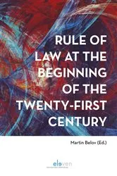 Book cover of Rule of Law at the Beginning of the Twenty-First Century by Martin Belov