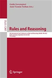 Book cover of Rules and Reasoning by Guido Governatori