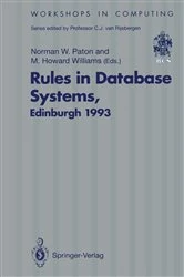 Book cover of Rules in Database Systems by Norman W. Paton