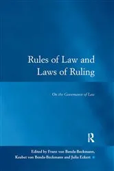 Book cover of Rules of Law and Laws of Ruling by Franz von Benda-Beckmann