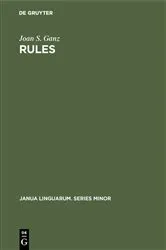 Book cover of Rules by Lorraine Daston
