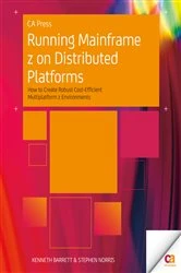 Book cover of Running Mainframe z on Distributed Platforms by Kenneth Barrett