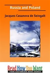 Book cover of Russia and Poland by Jacques Casanova de Seingalt