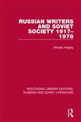 Book cover of Russian Writers and Soviet Society 1917–1978 by Unknown