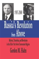 Book cover of Russia's Revolution from Above, 1985-2000 by Gordon Hahn