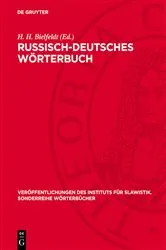 Book cover of Russisch-deutsches Wörterbuch (3rd ed.) by H. H. Bielfeldt