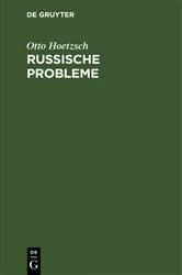 Book cover of Russische Probleme by Otto Hoetzsch