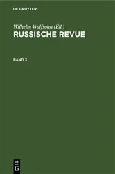 Book cover of Russische Revue. Band 3 by Wilhelm Wolfsohn