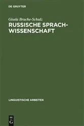 Book cover of Russische Sprachwissenschaft by Gisela Bruche-Schulz