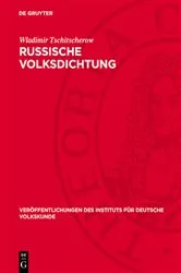 Book cover of Russische Volksdichtung by Wladimir Tschitscherow