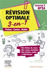 Book cover of Révision optimale 3 en 1_ Semestre 1 IFSI by Julie Violet