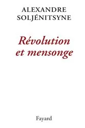 Book cover of Révolution et mensonge by Unknown