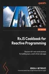 Book cover of RxJS Cookbook for Reactive Programming by Nikola Mitrović