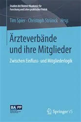 Book cover of Ärzteverbände und ihre Mitglieder by Tim Spier