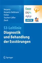 Book cover of S3-Leitlinie Diagnostik und Behandlung der Essstörungen by Stephan Herpertz