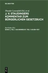 Book cover of Sachenrecht. Teil 1: §§ 854–1017 (10th ed.) by Unknown