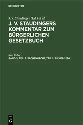Book cover of Sachenrecht, Teil 2: §§ 1018–1296 (9th ed.) by Karl Kober