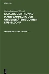 Book cover of Sachkatalog nach Werken. A – Z by Günter Gattermann