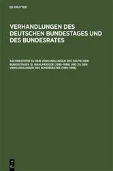 Book cover of Sachregister zu den Verhandlungen des Deutschen Bundestages 13. Wahlperiode (1995–1998) und zu den Verhandlungen des Bundesrates (1995–1998) by Günther Hagen