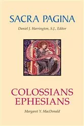 Book cover of Sacra Pagina: Colossians and Ephesians by Margaret  Y. MacDonald