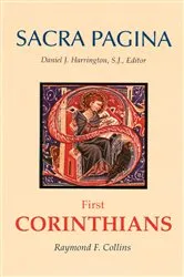 Book cover of Sacra Pagina: First Corinthians by Raymond F. Collins