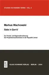 Book cover of Sada in Sana'a by Markus Wachowski