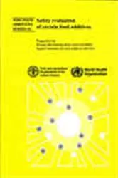 Book cover of Safety Evaluation of Certain Food Additives (62nd ed.) by World Health Organization