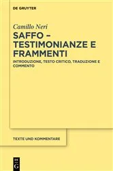 Book cover of Saffo - testimonianze e frammenti by Unknown