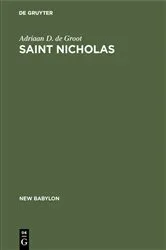 Book cover of Saint Nicholas by Adriaan D. de Groot