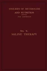 Book cover of Saline Therapy by Carl Von Noorden