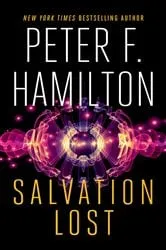 Book cover of Salvation Lost by Peter F. Hamilton