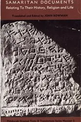 Book cover of Samaritan Documents by John Bowman
