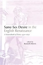 Book cover of Same-Sex Desire in the English Renaissance by Kenneth Borris