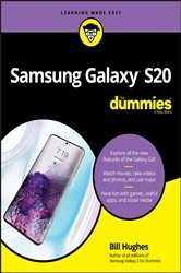 Book cover of Samsung Galaxy S20 For Dummies by Bill Hughes