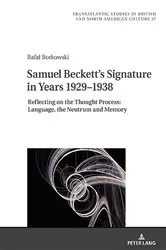 Book cover of Samuel Beckett's Signature in Years 1929–1938 by Marek Wilczyński