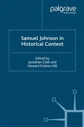 Book cover of Samuel Johnson in Historical Context by J. Clark