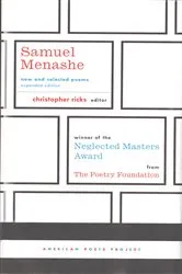 Book cover of Samuel Menashe: New and Selected Poems by Samuel Menashe