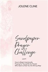 Book cover of Sandpaper Prayer Challenge by Jolene Cline