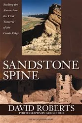 Book cover of Sandstone Spine by David Roberts