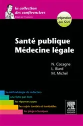 Book cover of Santé publique-Médecine légale (2nd ed.) by Nicolas Cocagne