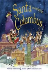 Book cover of Santa Is Coming to Columbus by Steve Smallman