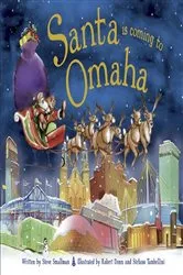 Book cover of Santa Is Coming to Omaha by Steve Smallman