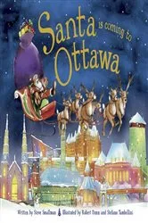 Book cover of Santa Is Coming to Ottawa by Steve Smallman