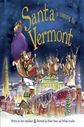 Book cover of Santa Is Coming to Vermont by Steve Smallman