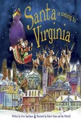 Book cover of Santa Is Coming to Virginia by Steve Smallman