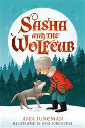Book cover of Sasha and the Wolfcub by Ann Jungman