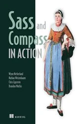Book cover of Sass and Compass in Action by Brandon Mathis