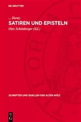 Book cover of Satiren und Episteln by Horaz