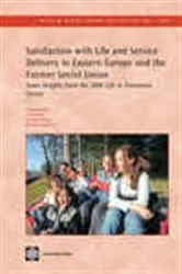 Book cover of Satisfaction with Life and Service Delivery in Eastern Europe and the Former Soviet Union by Salman Zaidi