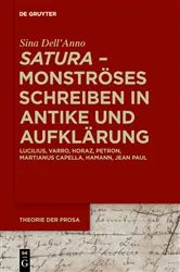 Book cover of ›satura‹ – Monströses Schreiben in Antike und Aufklärung by Sina Dell'Anno
